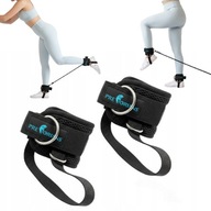 OPASKI TRENINGOWE DO ĆWICZEŃ POŚLADKÓW WYCIĄGU ATLASU NA KOSTKĘ ZESTAW 2SZT