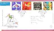 Anglia 1999, FDC Coventry, Millennium, podróże, odkrywcy