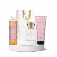 Xmas Zestaw Prezentowy Glantier 585: Perfumy Premium, Olejek, Balsam, Torba