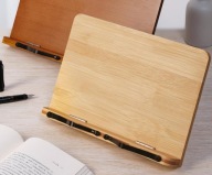 Podstawka pod książkę Uchwyt na laptopa iPad Bambusowy stojak do czytania