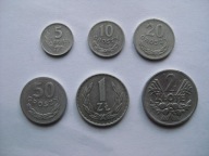 PRL - zestaw monet - 1971 r.
