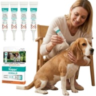 KROPLE NA PCHŁY I PASOŻYTY 4X2,5ML DLA ŚREDNIEGO PSA 10-20KG OCHRONA 16TYG