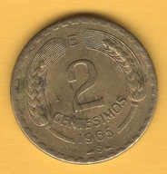 Chile 2 centésimos, 1965