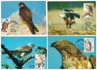 10-MC-GK58- Malta,WWF,1991- Ptaki-Orły,Sokoły