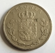 moneta Dania 5 koron 1972