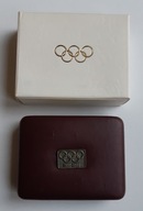 Ekskluzywne etui / pudełko do monet olimpijskich - skóra (nr. 15)