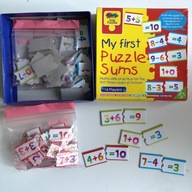 Nauka odejmowania i dodawania MY FIRST PUZZLE SUMS po angielsku (gra09)