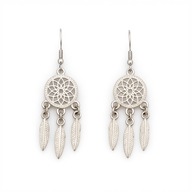 Kolczyki K48 wiszące krótkie cyrkonie pr. sr. 925