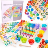 UKŁADANKA KORALIKI 165el – NAJLEPSZY SENSORYCZNY SORTER MONTESSORI!