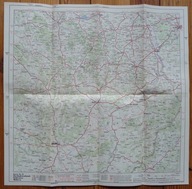 SUDETY WSCHODNIE; KOL. MAPA, SHELL MAPA DROGOWA nr. 18, ok. 1935