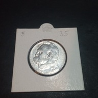 5 ZŁ PIŁSUDSKI 1936r. / SREBRO /