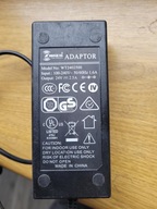 ZASILACZ IMPULSOWY SIECIOWY 24V DC 2,5A 60W WTYK EU 5,5/2,1 1,2M