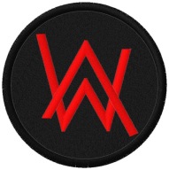 Termo Naszywka Muzyczna Allan Walker Logo Haftowana Naprasowanka