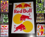 NAKLEJKI MONSTER ENERGY RED BULL FOX ALPINESTARS !