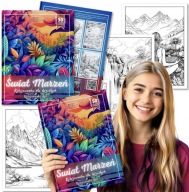 KOLOROWANKA DLA DOROSŁYCH ANTYSTRESOWA ŚWIAT MARZEŃ 50 PIĘKNE ILUSTRACJE