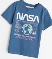 H&M t-shirt NASA r.110/116