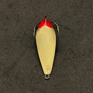 HyRyczki - błystki - mosiężne z czerwonym czubkiem - 30mm