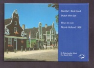 Holandia - 1998 rok - zestaw rocznikowy - 6 monet + żeton - stan menniczy