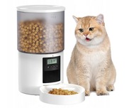 Karmnik dla kotów BEMOONY 3 l, automat do karmy dozownik karmy biały