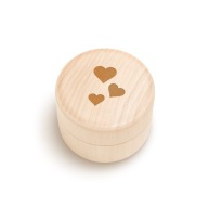 Pudełko na pierścionek zaręczynowy - Bubble Love (Lakierowane)