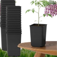 DONICZKI PRODUKCYJNE DO PIKOWANIA ROZSADY SADZENIA OGRODU 9X9X14CM 25 SZTUK