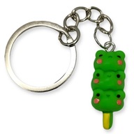 Brelok Zielone ŻABKI Lody na Patyku Żaba Zawieszka Prezent DO KLUCZY