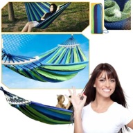 HIT HAMAK 2 OSOBOWY OGRODOWY XXL HUŚTAWKA MOCNY WZMOCNIONY PAŁĄK DUŻY+TORBA