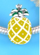 charms ananas emalia tropiki egzotyka emaliowany