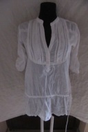 TUNIKA BIAŁA ZDOBIONA ROZM M