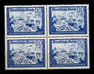 Cesarstwo Niemieckie / 769 - czwórka ( lokalne motywy ) 1941 r./ czyste