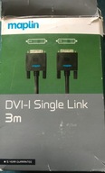 Wysokiej jakości kabel DVI-I DVI-I 3m, Maplin