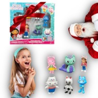 GABBY'S DOLLHOUSE FIGURKI 6 SZT KOCI DOMEK GABI ZESTAW MUZYCZNY FIGURKI