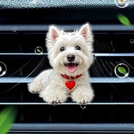 Zapach 2D PIESEK do samochodu na kratkę nawiewu WALENTYNKI