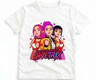 Koszulka dziecięca walentynki Lovetrix Huntrix Kpop 110-116 5-6 prezent