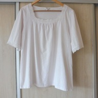 Biała bluzka bawełna r. 46