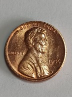 1 cent 1986 D lincoln USA z błędem