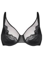Biustonosz stanik Triumph Lace Spotlight W soft czarny 70C + GRATIS