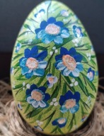 Pisanki ręcznie malowane wydmuszki gęsie wielkanocne jajka decoracja