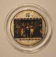 REMBRANDT - STRAŻ NOCNA - 20 $ DOLARÓW 2009 COOK ISLANDS - 3 OZ 999 CERTYFI