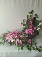 Komplet cmentarz kalie piwonia hortensja malina