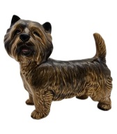 Figurka Pies Terier Porcelana