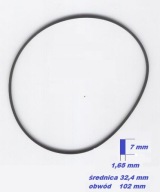 Pasek płaski 102 X 1,65 X 7,0mm IPG