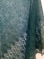 Chusta kid moher jedwab rękodzieło