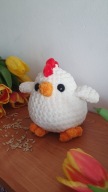 Maskotka Kurka wykonana ręcznie na szydełku