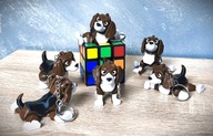 Brelok Zawieszka 3D Beagle – uroczy piesek do kluczy, plecaka, torby