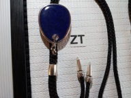 BLO 692 KRAWAT - BOLO kamień LAPIS LAZULI