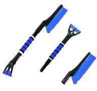 Szczotka do śniegu 2w1 skrobaczka do szyb samochodu odśnieżania zmiotka