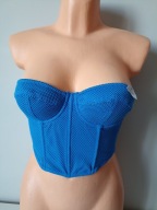 Śliczna markowa bielizna PRIMARK GORSETOWY UK 34A EURO 75A COBALT