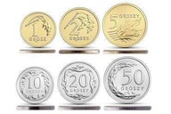 2015 r ZESTAW 1 2 5 10 20 50 gr groszy MW * MENNICZE