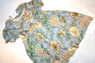 NEXT 85-92 CM SUKIENKA BAW. LEKKA W KWIATY LATO SUPER NOWA!